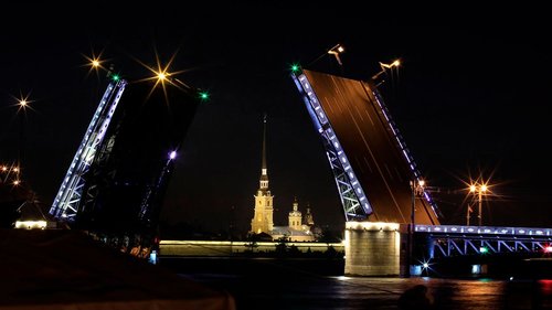 Дворцовый мост - Экскурсия Ночной Петербург
