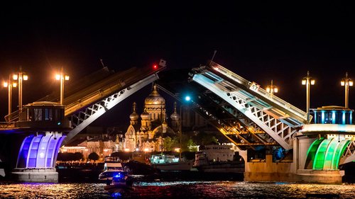 Экскурсия «Ночной Петербург» - Развод Благовещенского моста